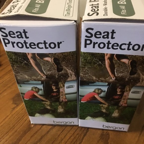 NEW (2) Bergan Seat Protector Covers Tan/Beige Great for Pets! Protect Seat - Picture 8 of 8